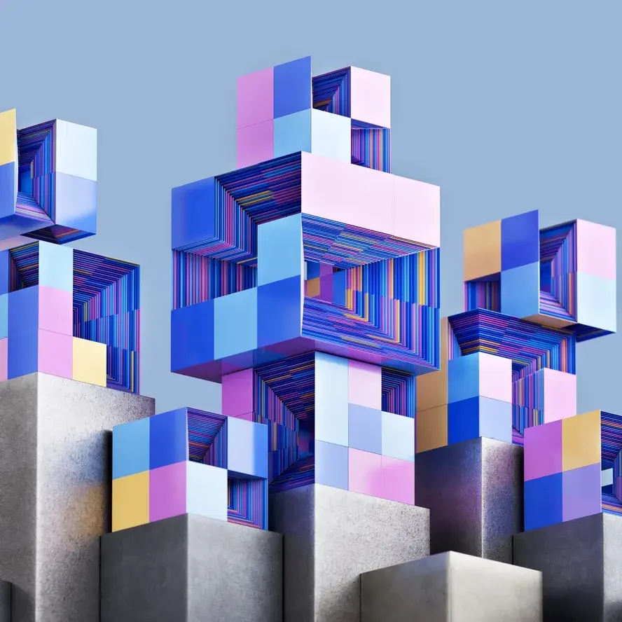 Cubi colorati